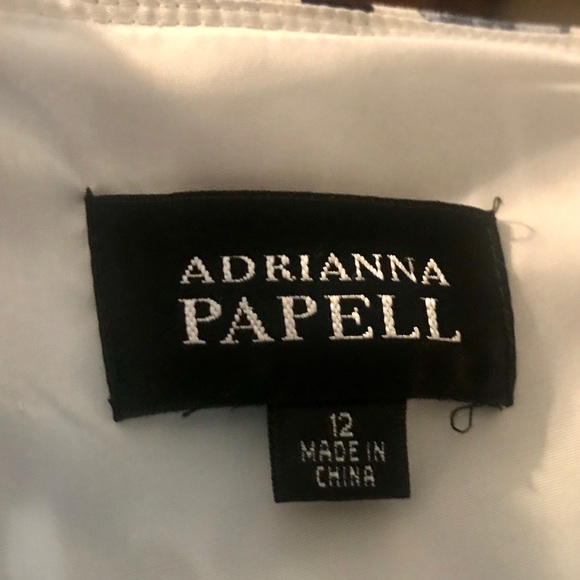 Adrianna Papell classic cut cotton dress - Picture 6 of 6